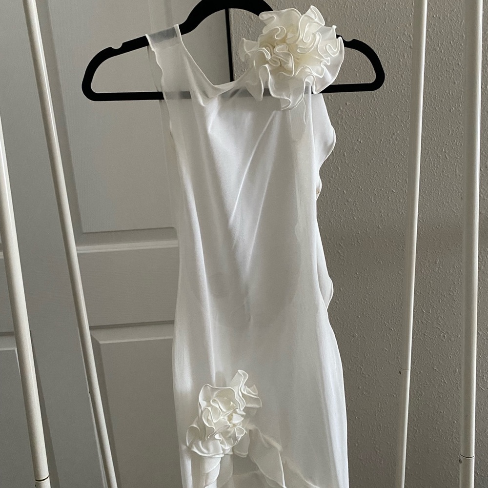 Fanci Club Apple Cocktail Dress in white